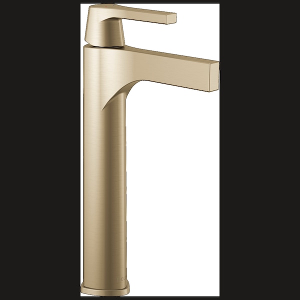 Single hole installation Hole Vessel Lavatory Faucet, Champagne Bronze